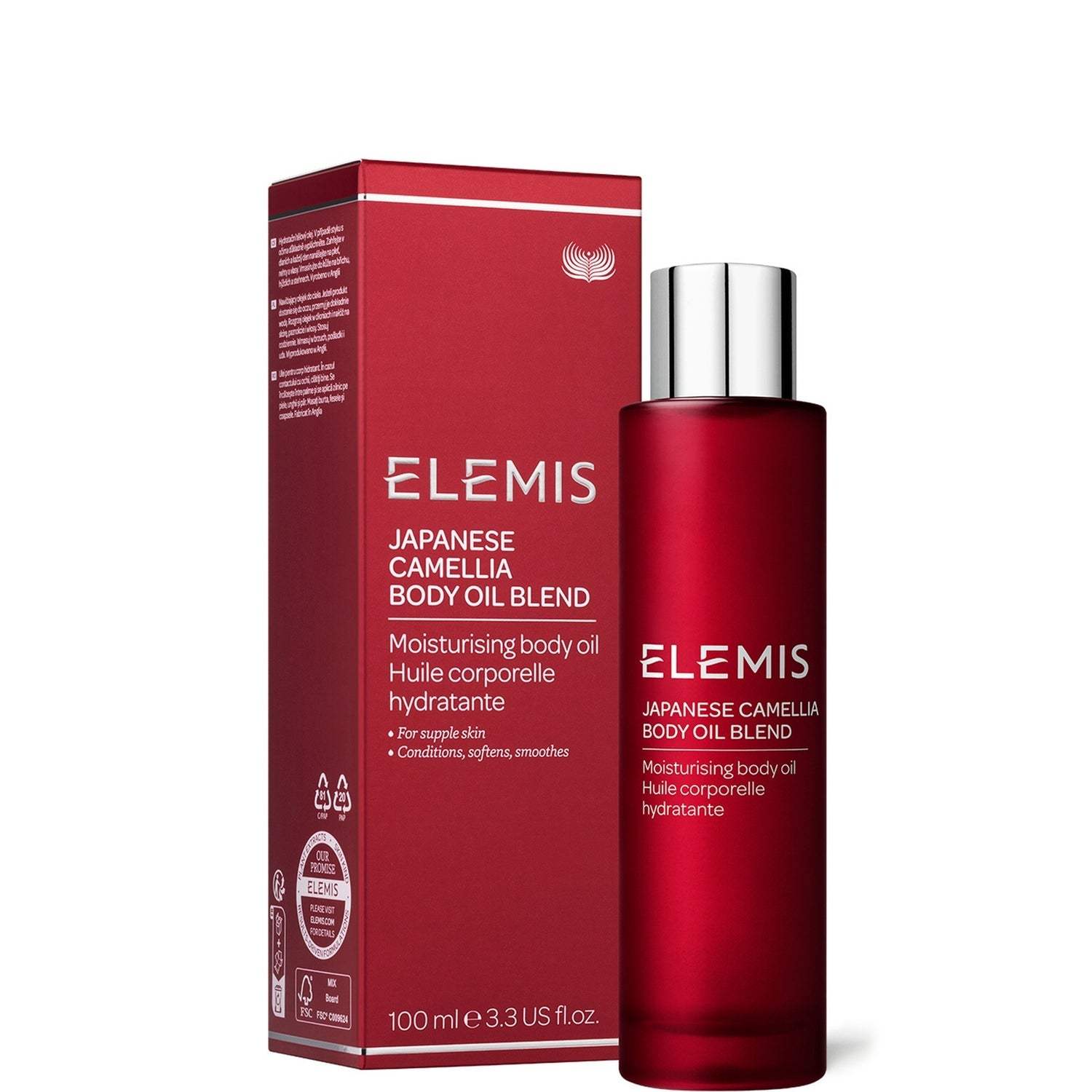 Japanese Camellia Body Oil Blend by Elemis for Unisex - 3.3 oz Body Oil
