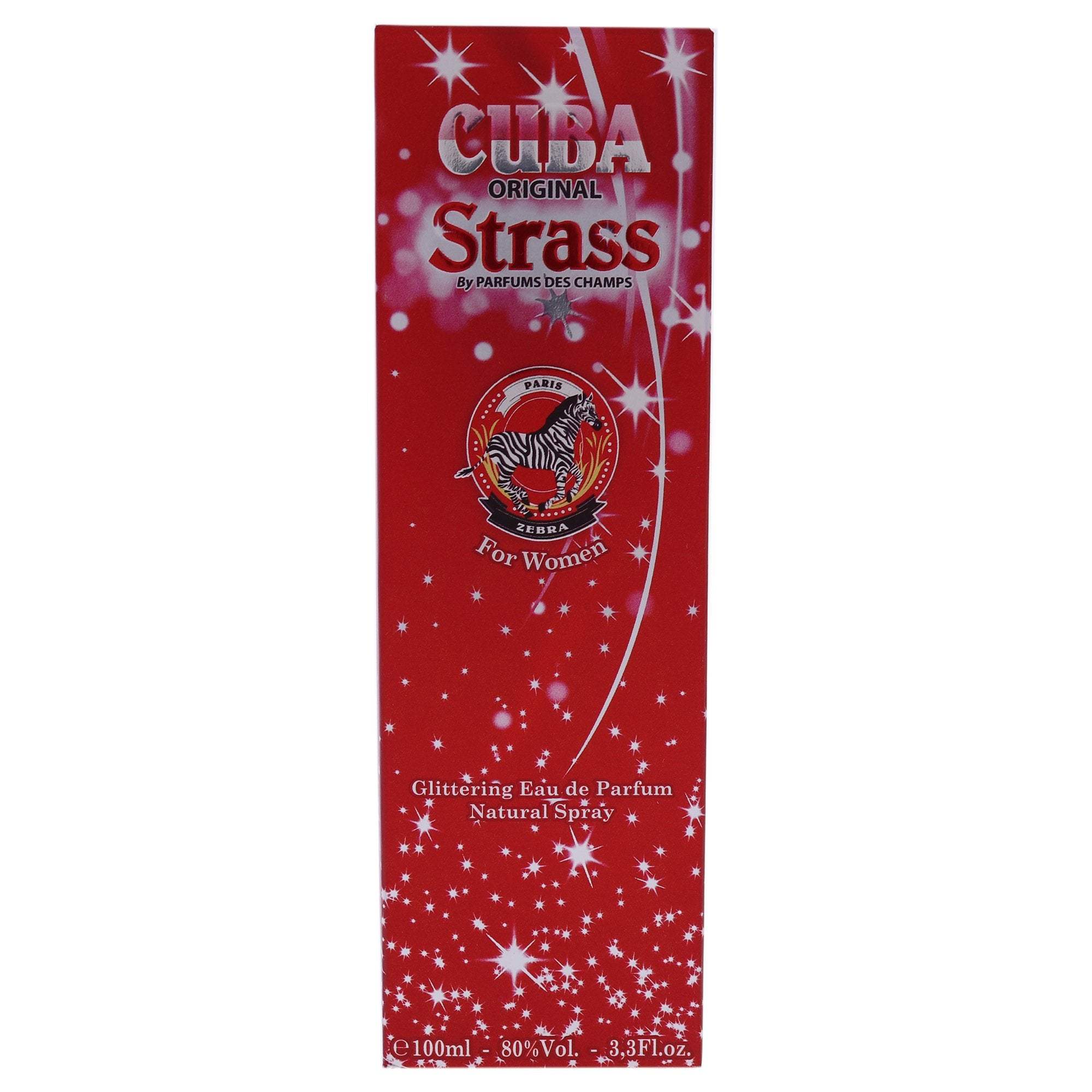 Cuba Strass Zebra by Cuba for Women - 3.3 oz EDP Spray