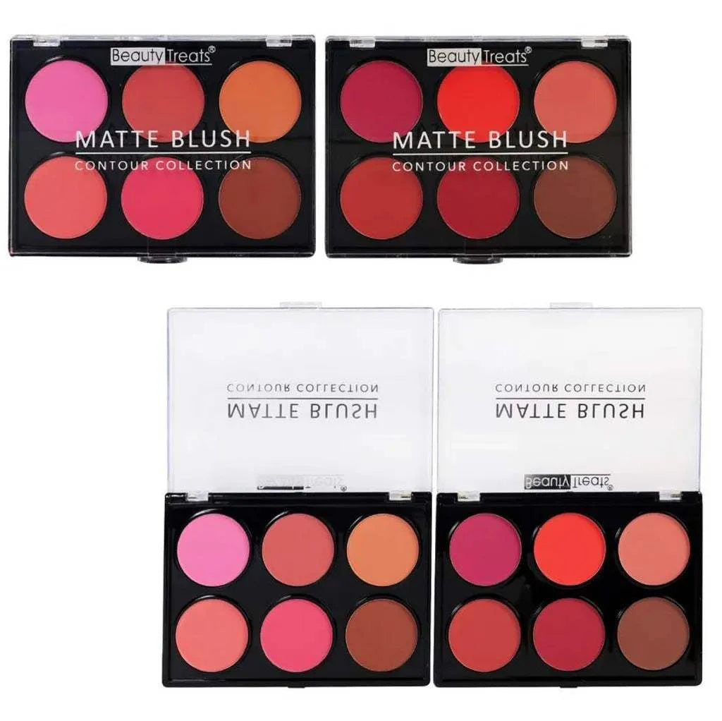 BEAUTY TREATS Matte Blush Display Case Set 12 Pieces