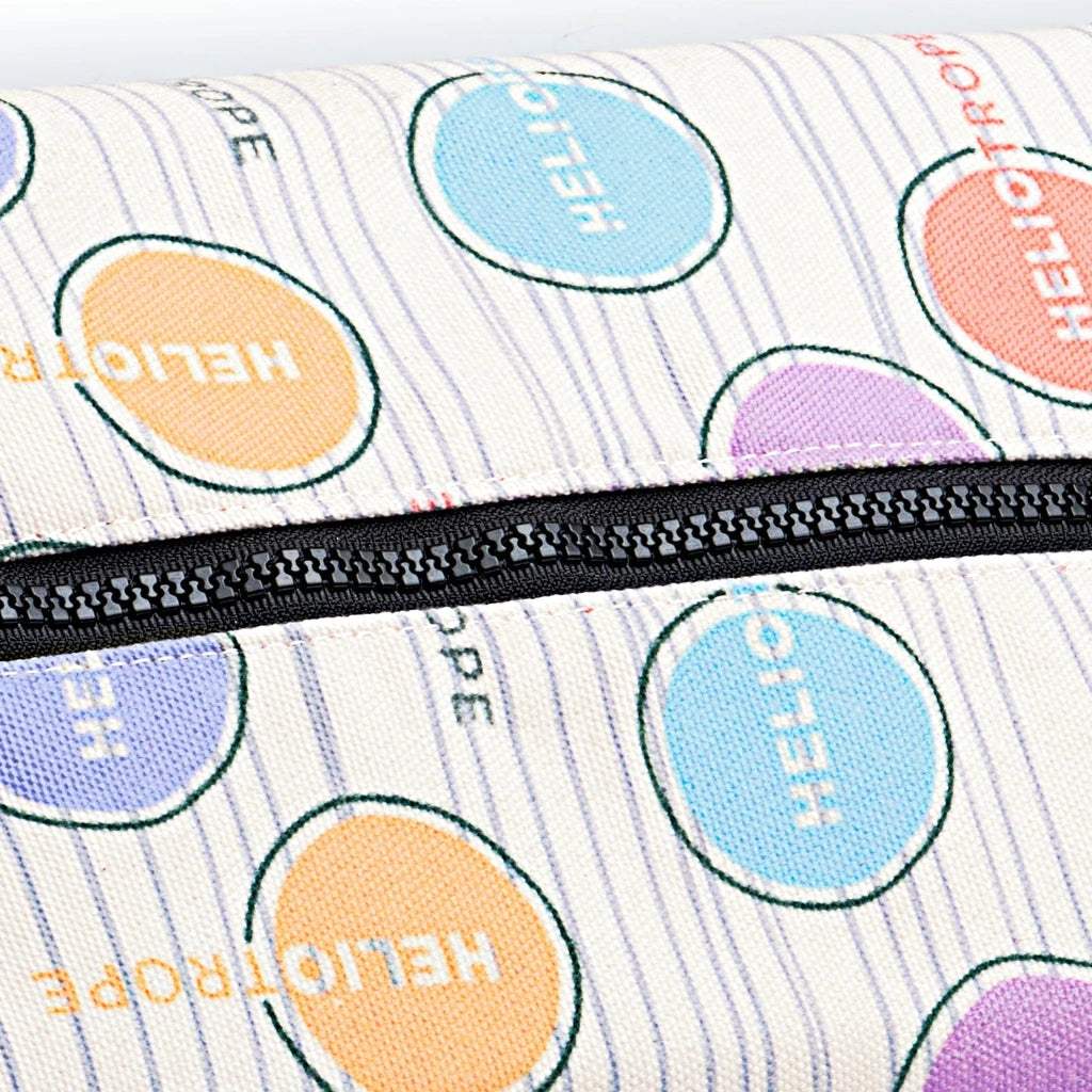 Heliotrope Logo Pattern Dopp Kit