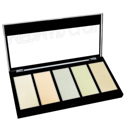 KLEANCOLOR 5 Color Prismatic Highlighter Palette Display Set, 24 Pieces