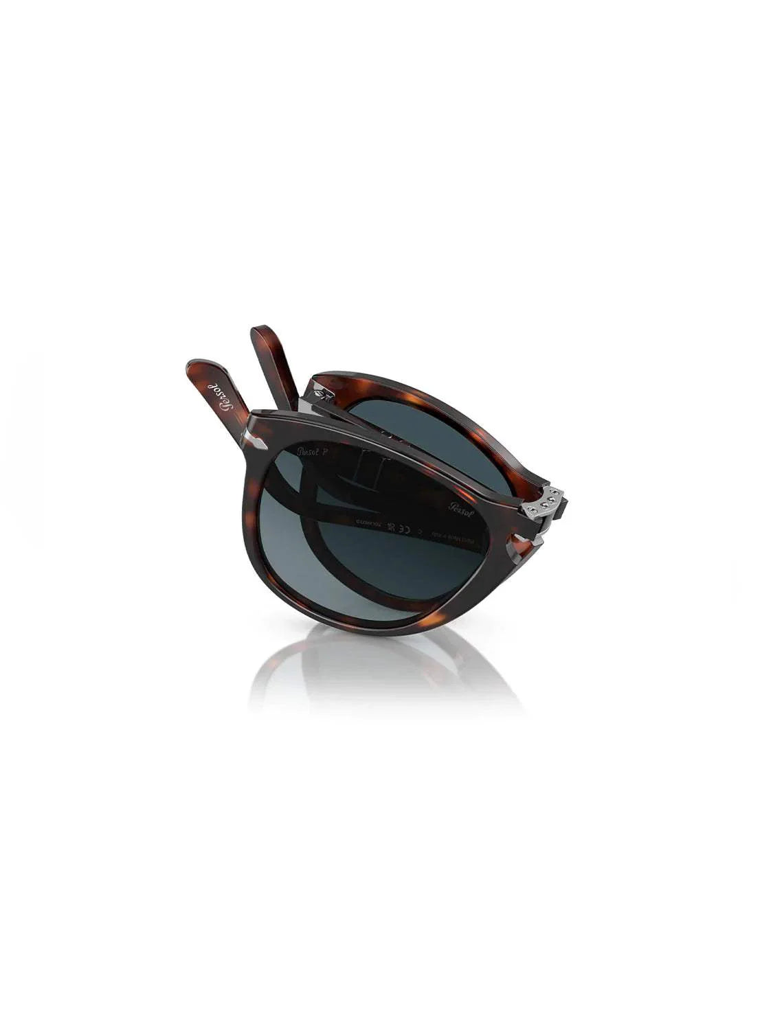 Persol PO714 24-S3 - Havana-Blue Faded Polarized by Persol for Men - 54-21-140 mm Sunglasses
