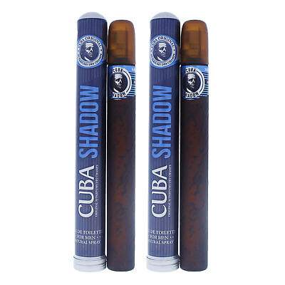 Cuba Shadow by Cuba for Men - 1.17 oz EDT Spray - Pack of 2