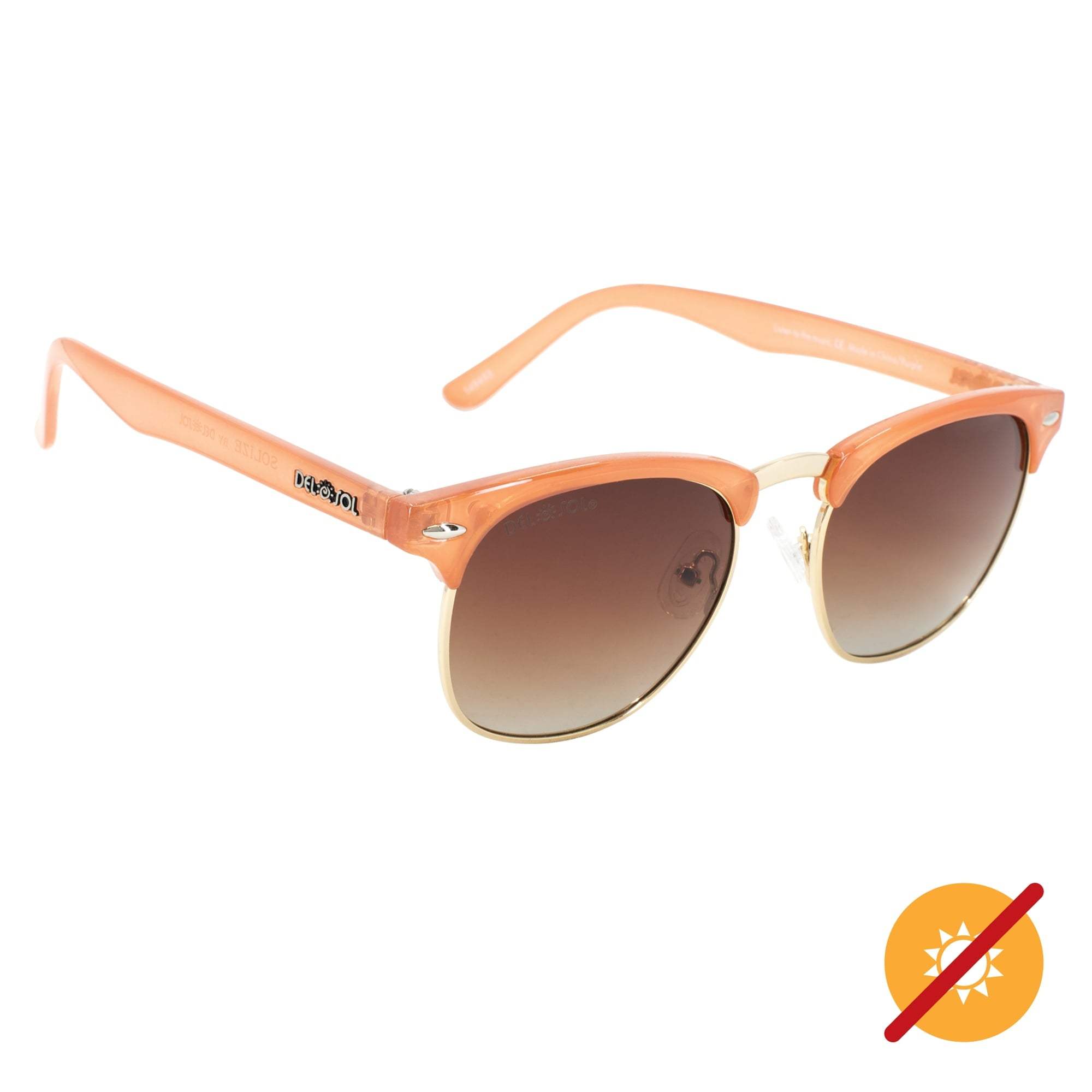 Solize Listen to the Music - Peach to Purple by DelSol for Women - 1 Pc Sunglasses