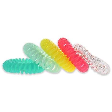 Active The Markless Hair Loop Set - Glow The Distance by Goomee for Women - 4 Pc Hair Tie