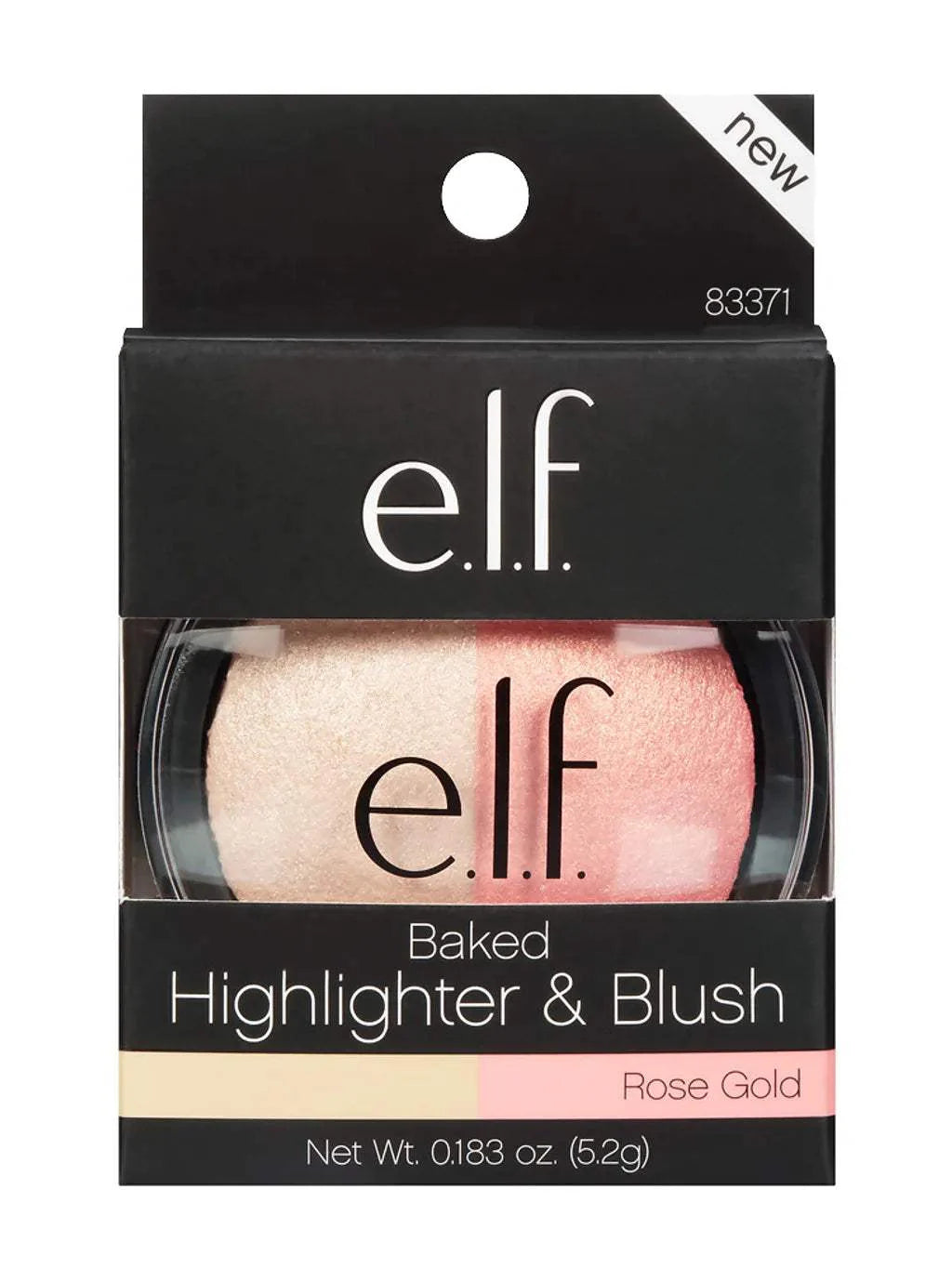 e.l.f. Baked Highlighter & Blush - Rose Gold