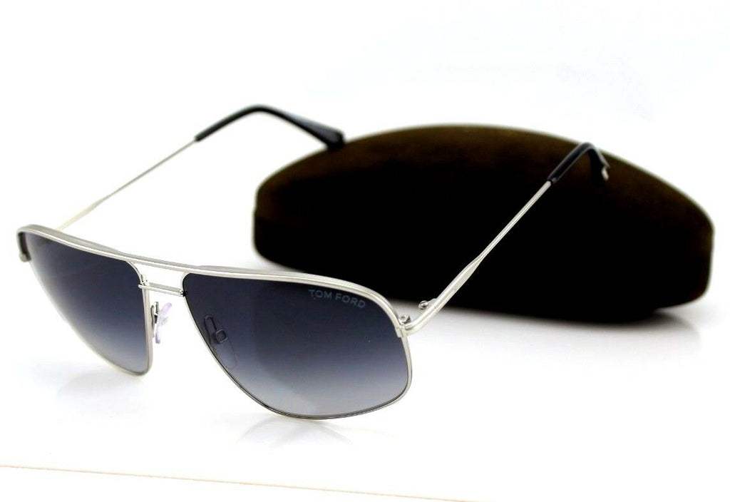 Tom Ford TF467 17W Justing - Silver-Blue Gradient by Tom Ford for Men - 60-14-140 mm Sunglasses