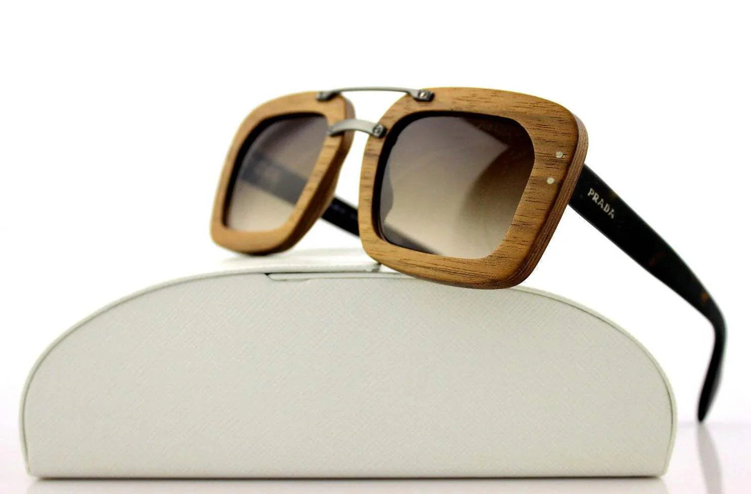Prada SPR 26R UA7-6S1 - Nut Canaletto-Brown by Prada for Women - 51-25-140 mm Sunglasses