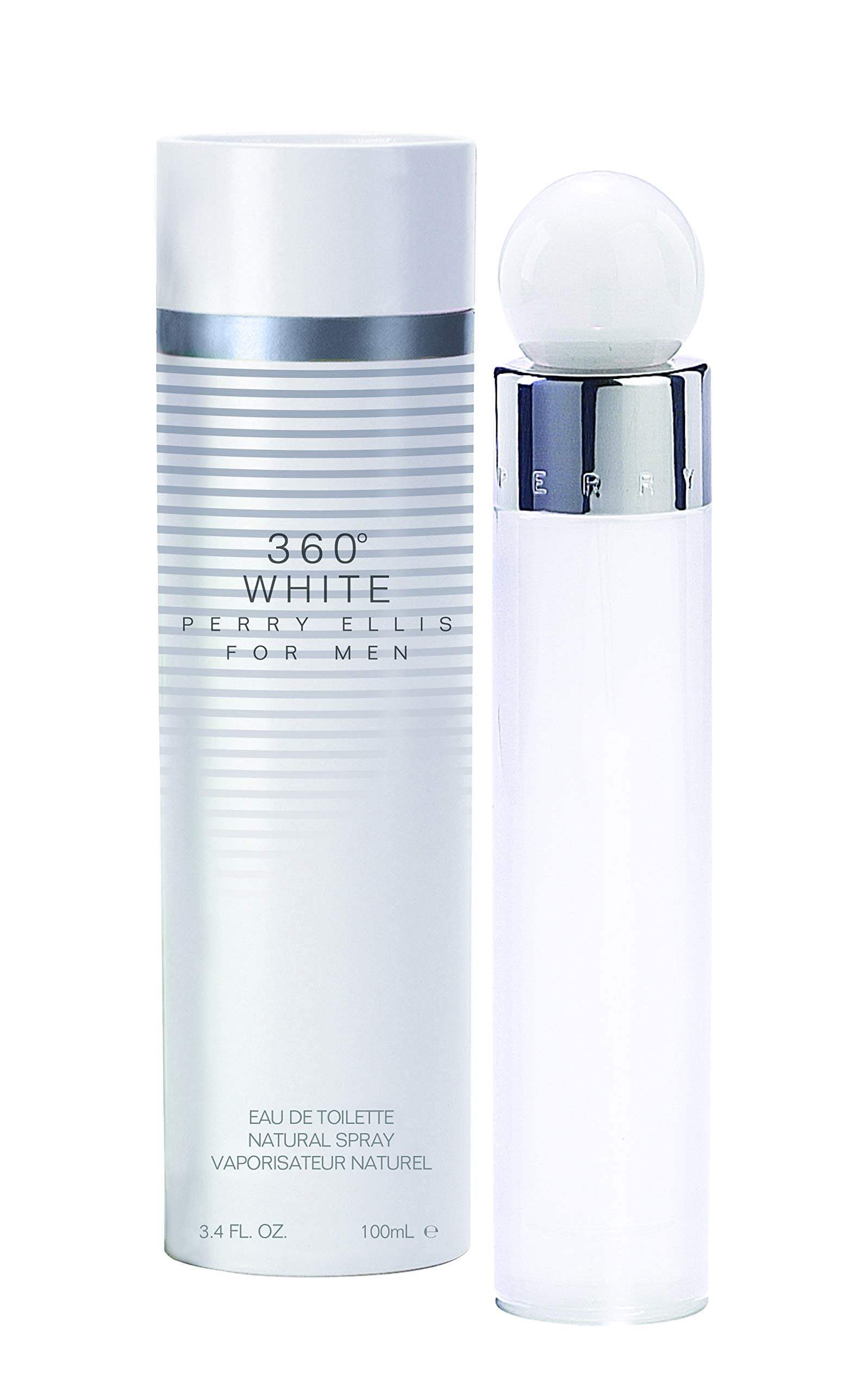 360 White by Perry Ellis for Men - 3.4 oz EDT Spray