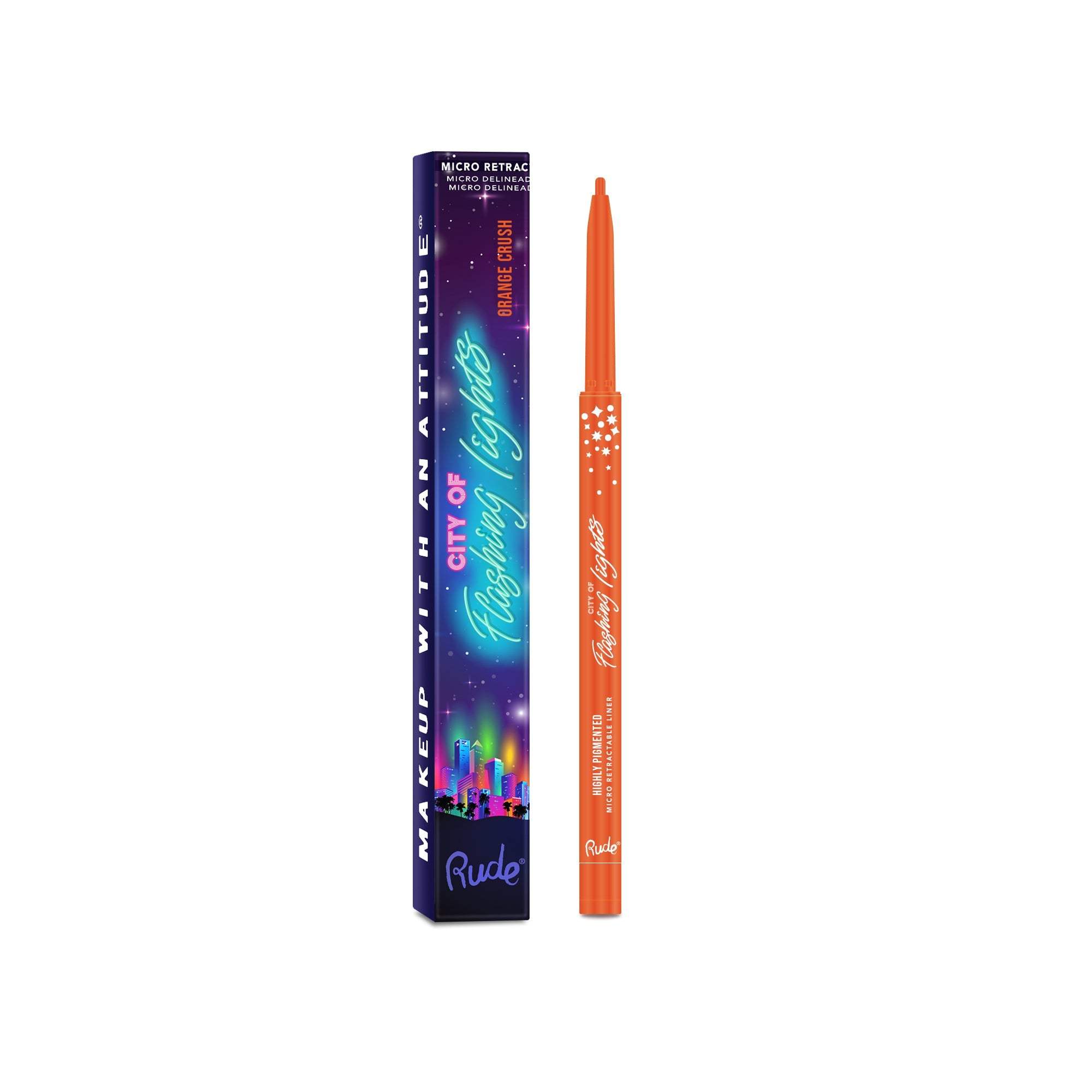 RUDE City of Flashing Lights Micro Retractable Liner