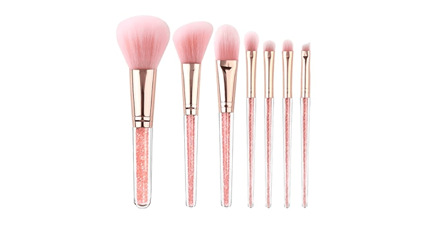 BEAUTY CREATIONS Liquid Peach Sparkle 7 Pc Brush Set