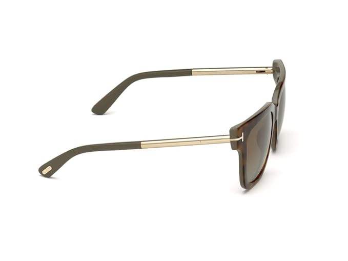 Tom Ford TF436 56H Trazy - Havana-Brown Gradient Polarized by Tom Ford for Women - 53-18-140 mm Sunglasses