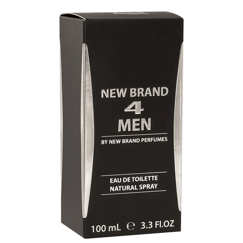4 Men by New Brand for Men - 3.3 oz EDT Spray (Unboxed)