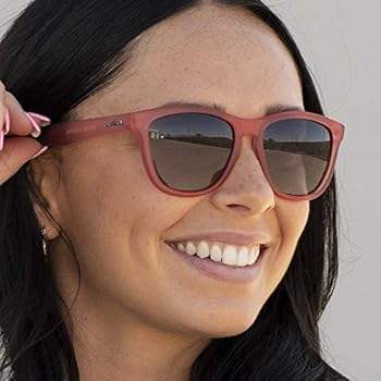 Solize Can You Feel It - Frosted Pink to Red by DelSol for Women - 1 Pc Sunglasses