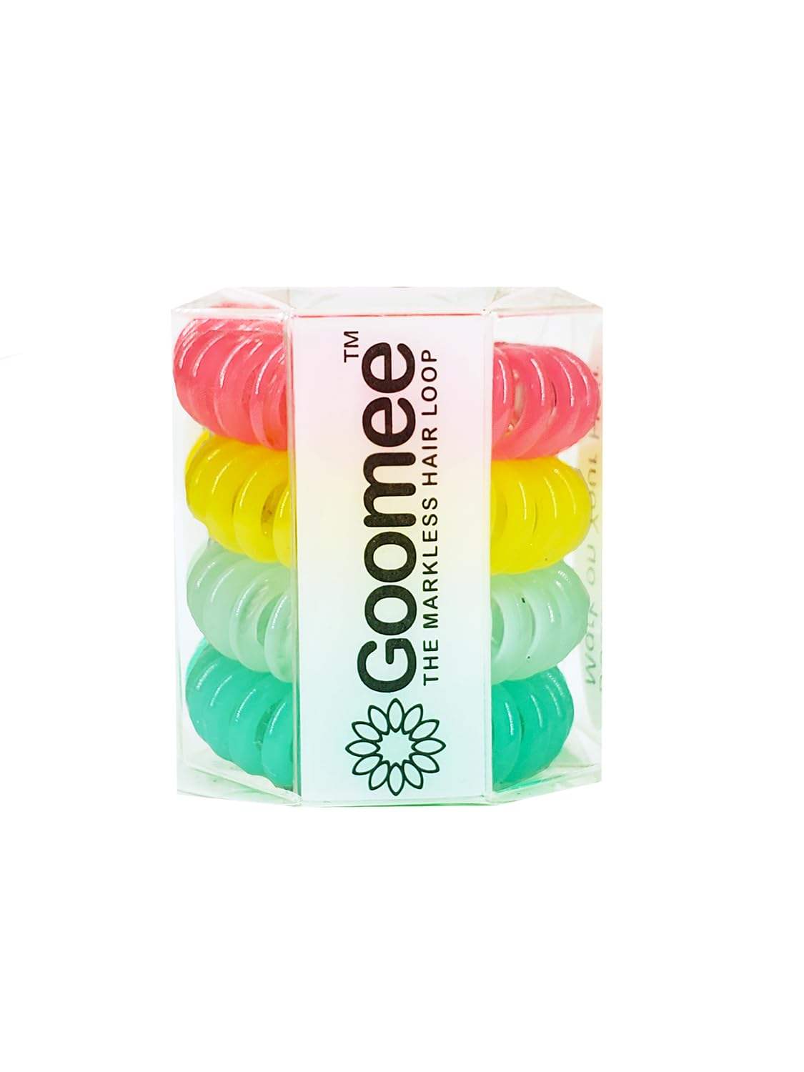 Active The Markless Hair Loop Set - Glow The Distance by Goomee for Women - 4 Pc Hair Tie