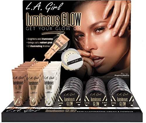 L.A. GIRL Luminous Glow Display Set, 36 pcs