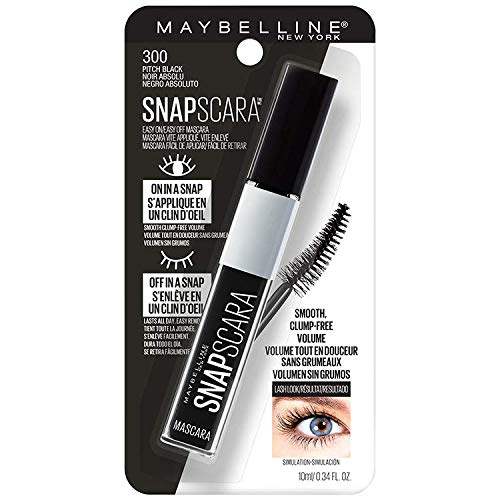 MAYBELLINE Snapscara Washable Mascara - Pitch Black 300
