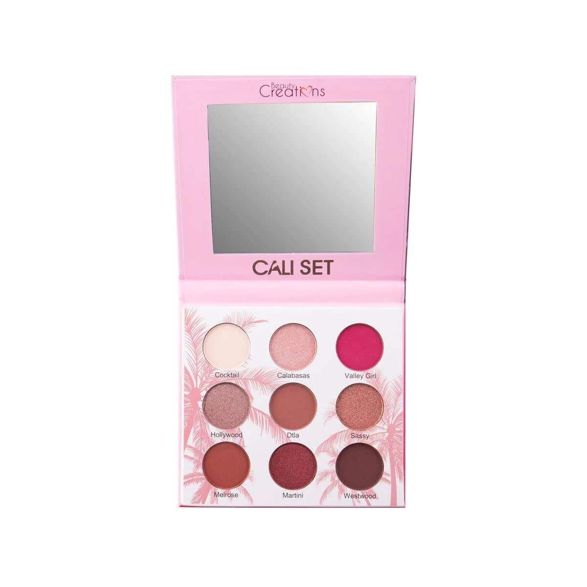 BEAUTY CREATIONS Cali Set Eyeshadow Palette Display Set, 12 pcs