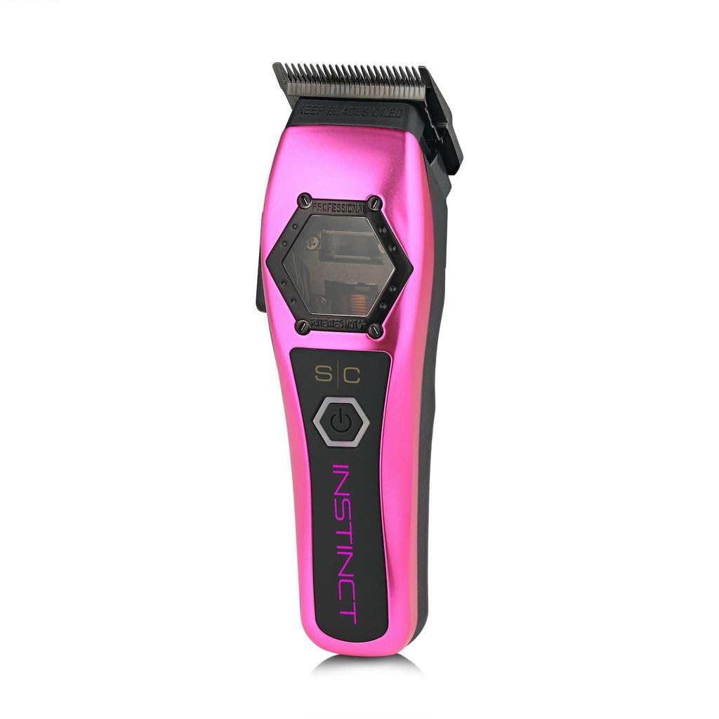 Stylecraft Instinct Professional IN2 Vector Motor Cordless Hair Clipper with Intuitive Torque Control, 3 Modular Lids