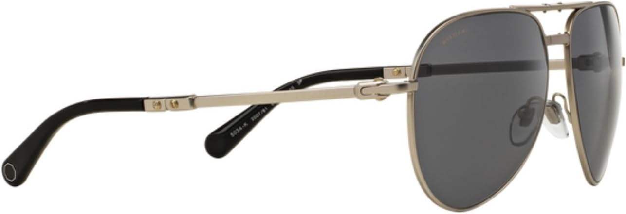 Bvlgari BV5034K 2007-81 - Silver-Grey Polarized by Bvlgari for Men - 60-15-140 mm Sunglasses