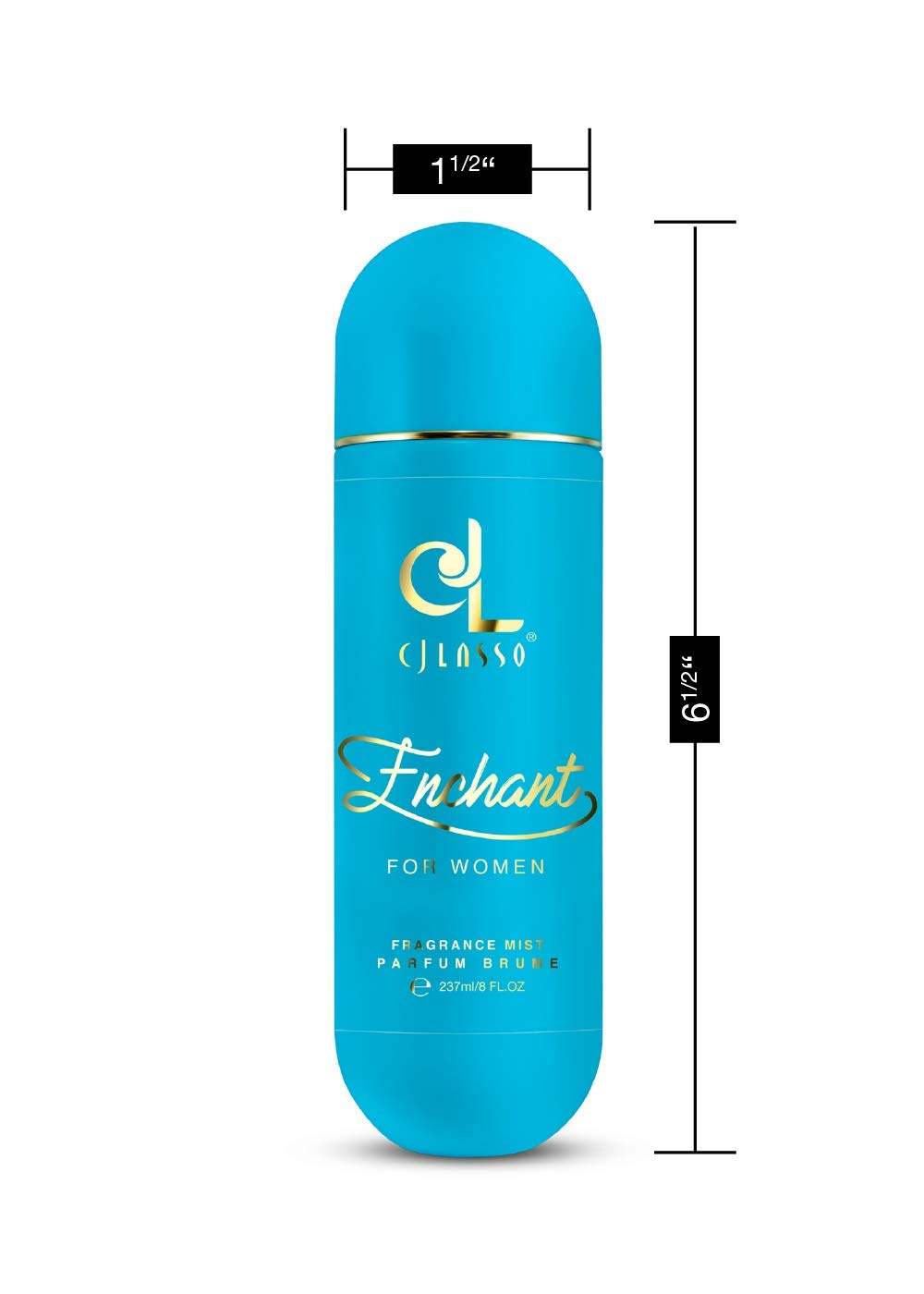 Enchant by CJ Lasso for Women - 8 oz Fragrance Mist