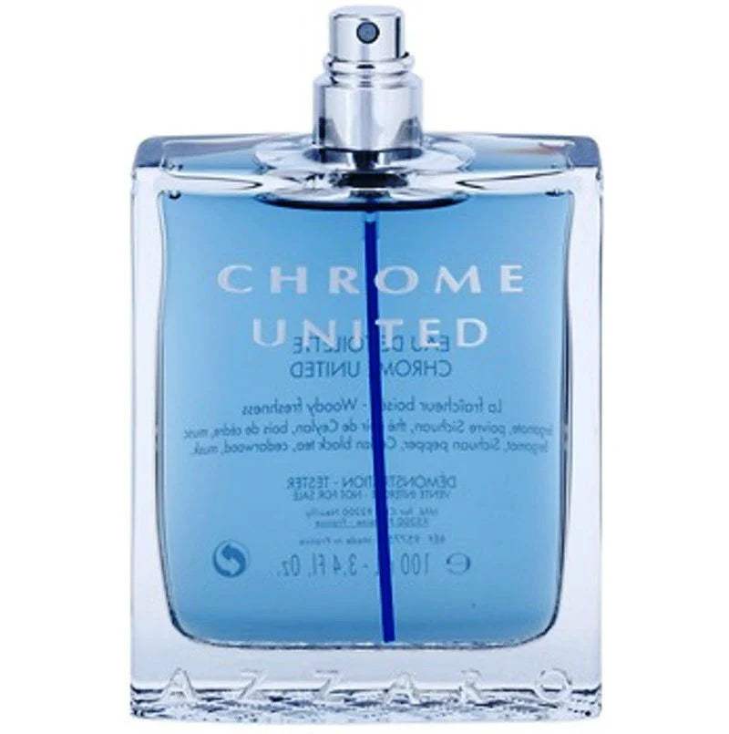 Chrome United by Azzaro for Men - 3.4 oz EDT Spray