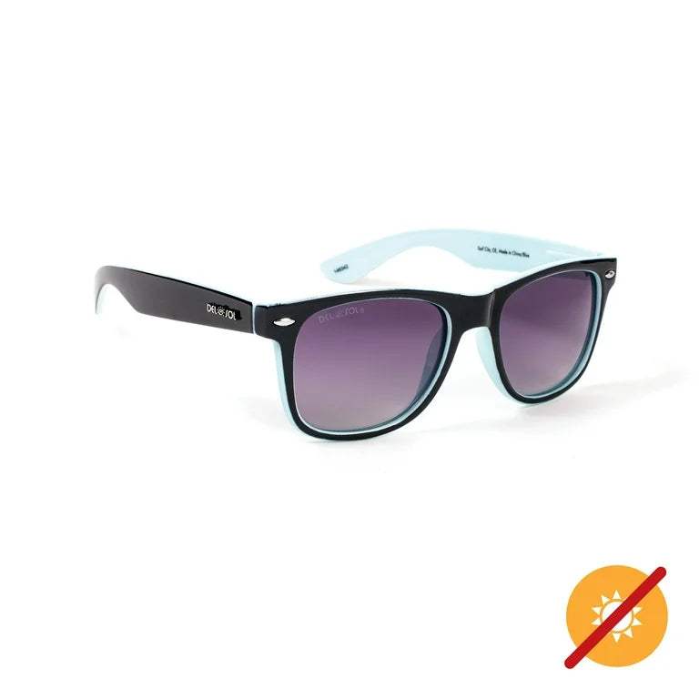 Solize Surf City - Light Blue-Blue by DelSol for Unisex - 1 Pc Sunglasses