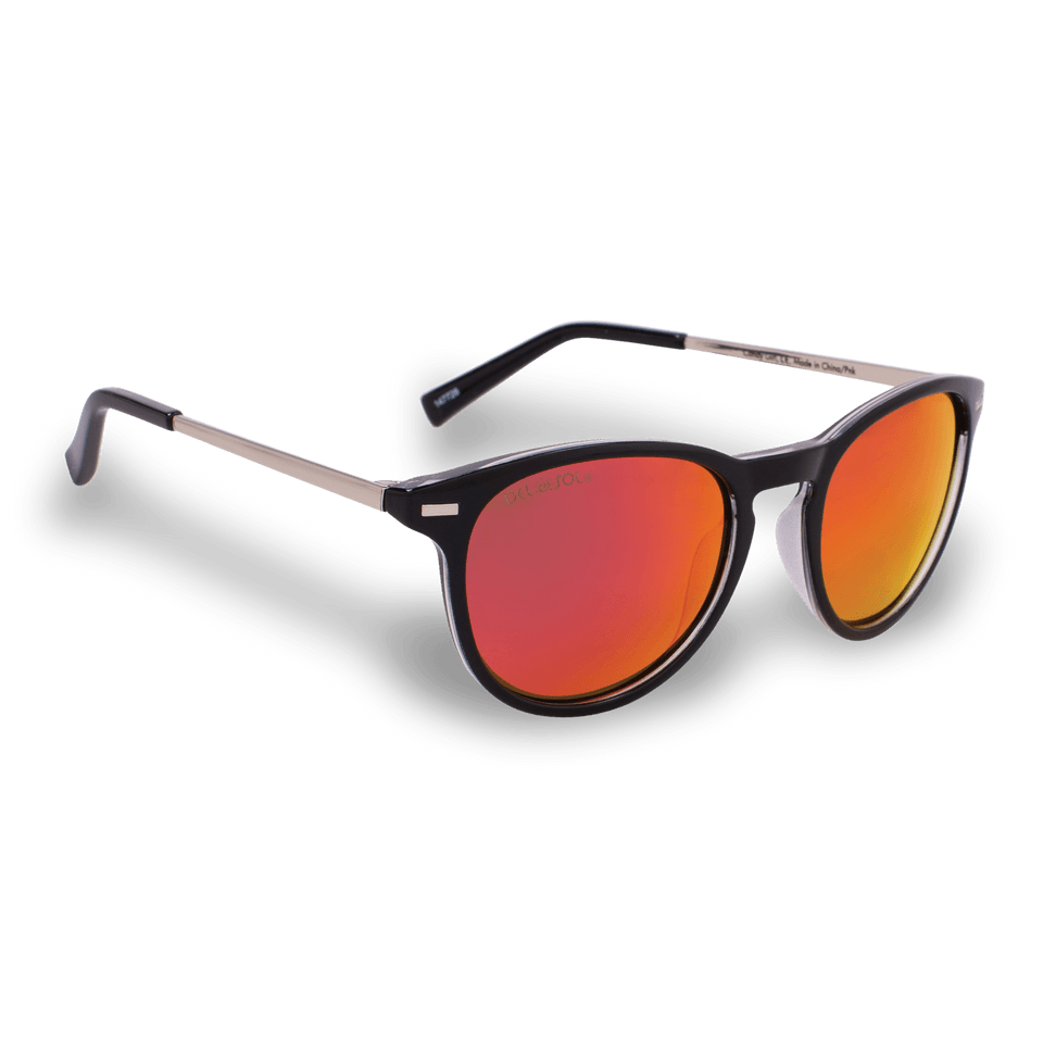 Solize Candy Girl - Black and Silver to Pink by DelSol for Unisex - 1 Pc Sunglasses