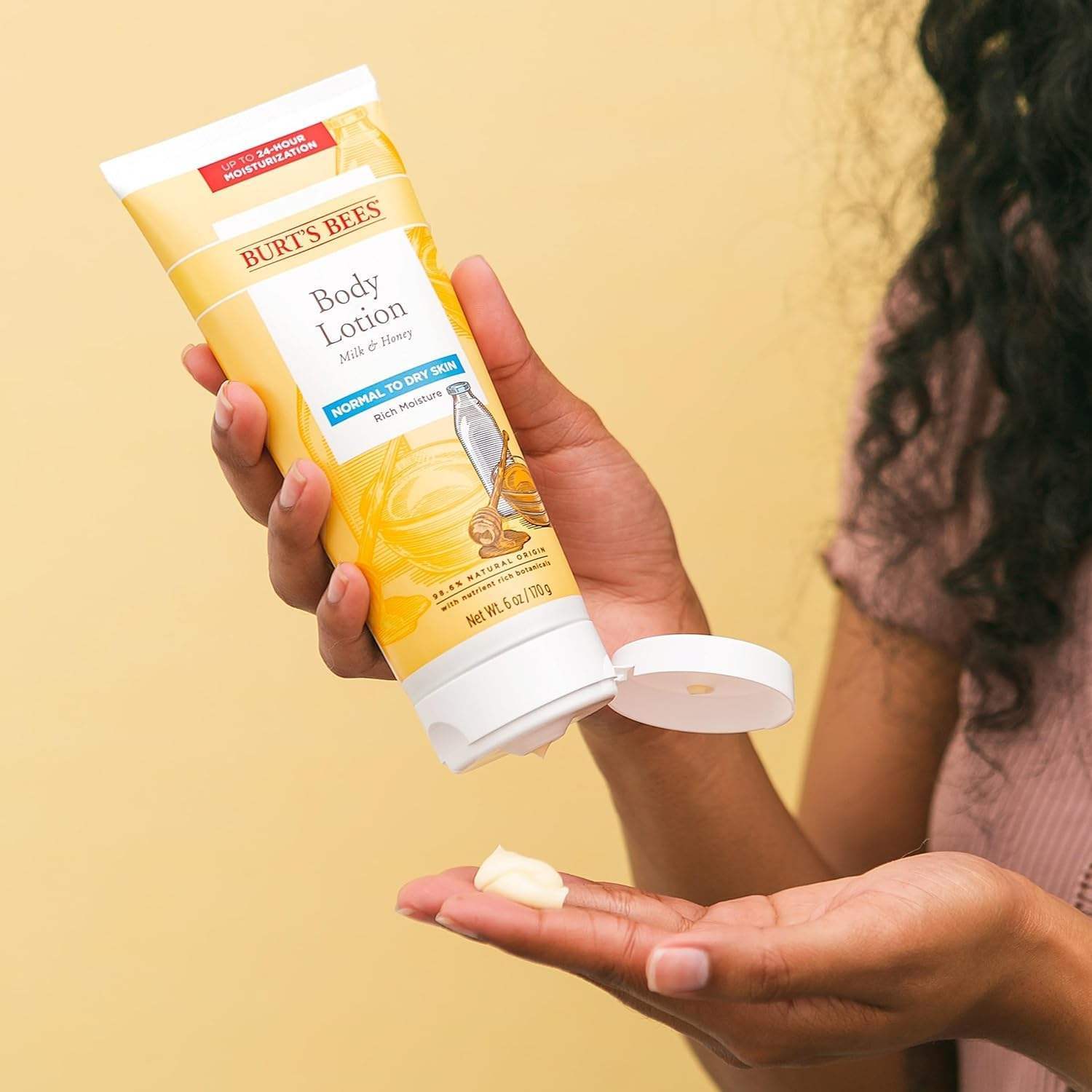 Milk and Honey Body Lotion by Burts Bees for Unisex - 6 oz Body Lotion - Pack of 6