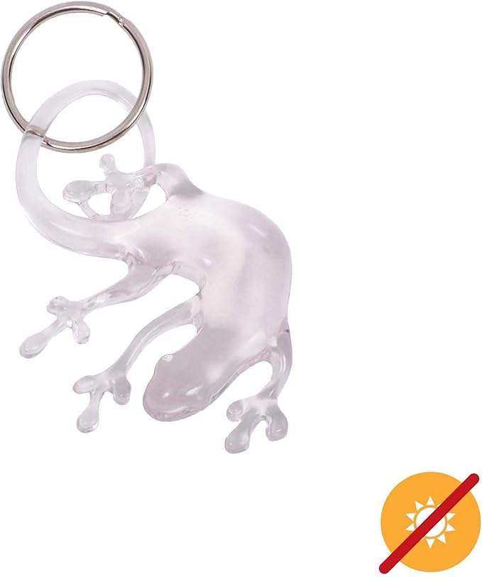 Color-Changing Key Chain Lizard - Red by DelSol for Women - 1 Pc Keychain - Pack of 2