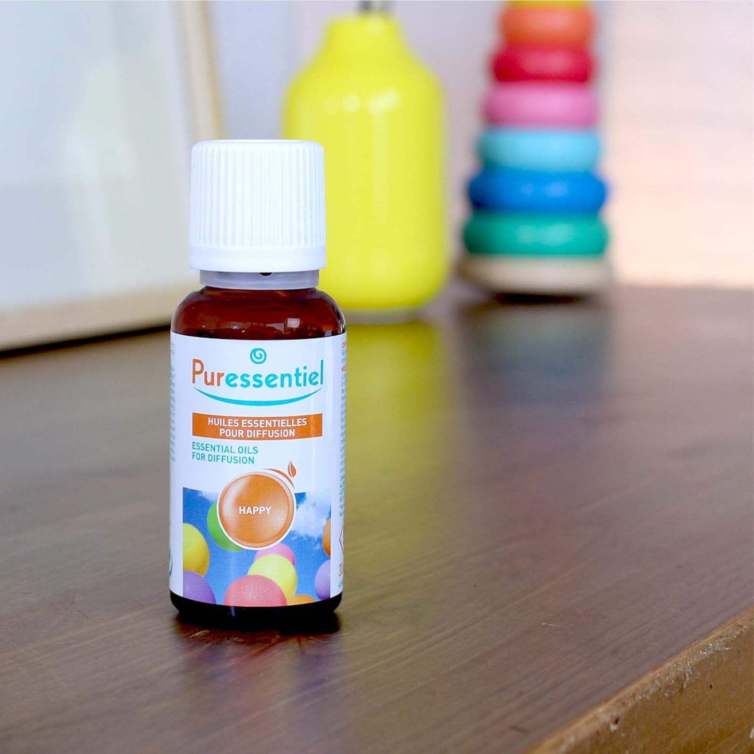 Diffusion Essential Oil - Happy by Puressentiel for Unisex - 1.01 oz Oil
