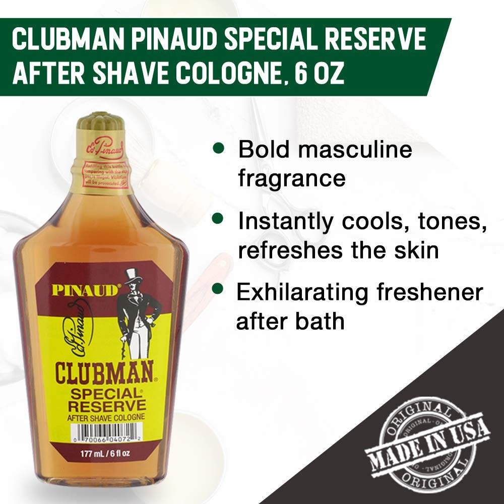 CLUBMAN Special Reserve After Shave Cologne, 6 oz