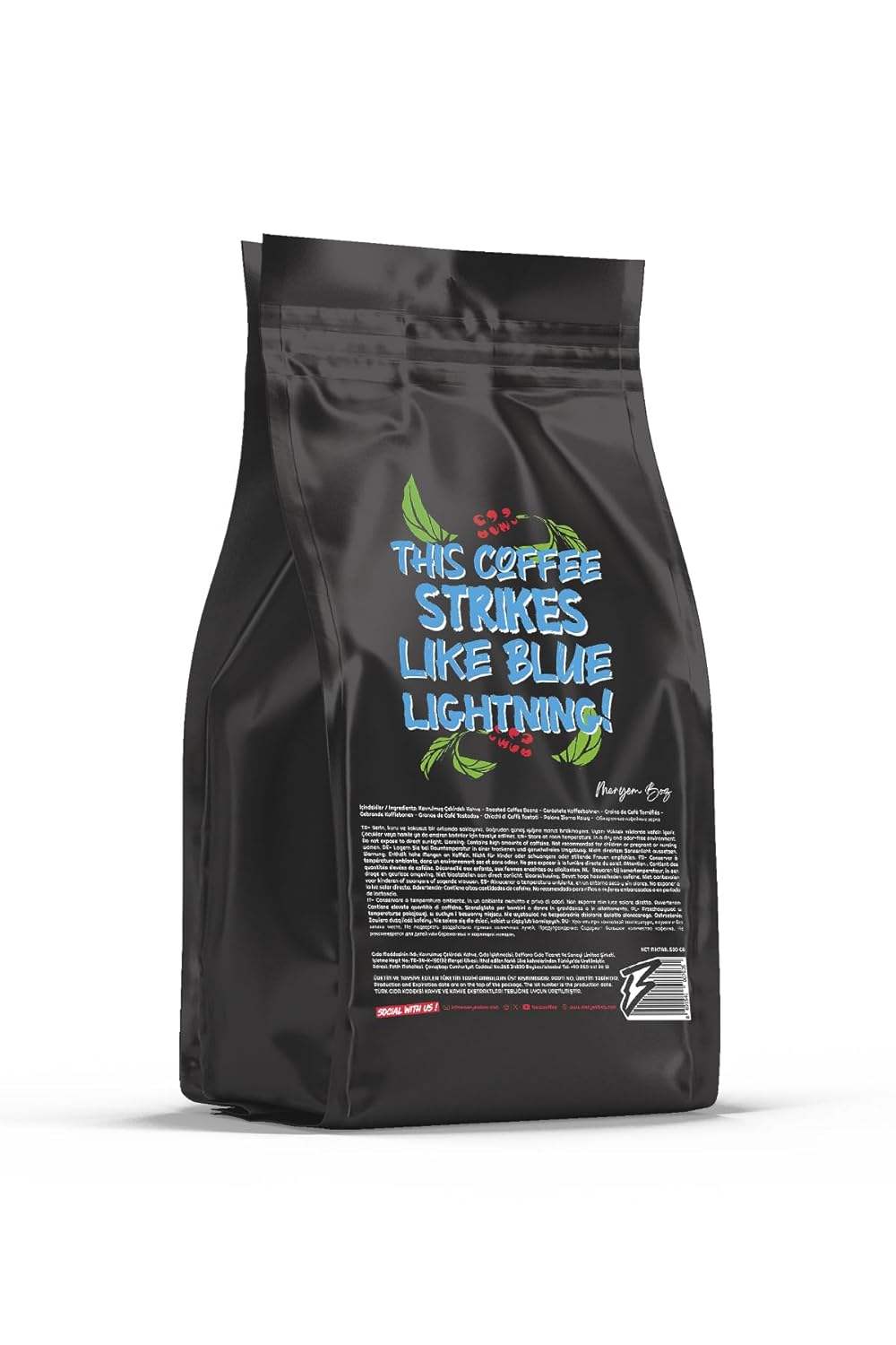 Meryem Boz's Decaf Coffee Beans 17.6 Oz | Premium Arabica from Mexico | Whole Roasted for Auto Machines & Portafilters | Caffeine-Free Delight