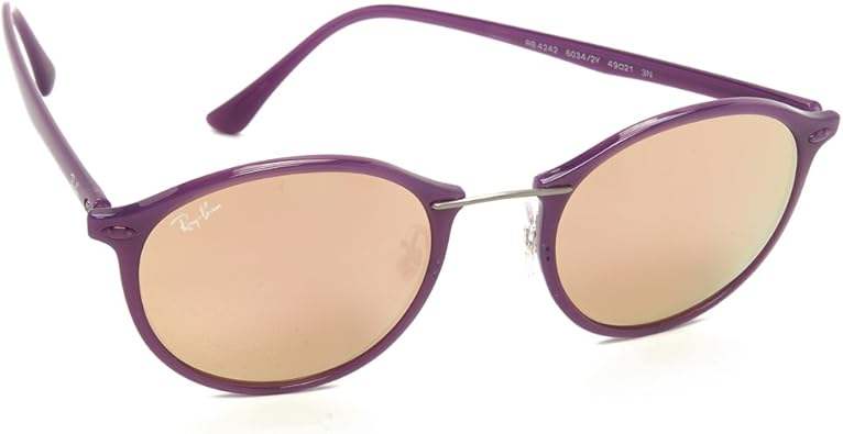 Ray Ban RB 4242 6034-2Y LightRay - Violet-Copper by Ray Ban for Women - 49-21-140 mm Sunglasses