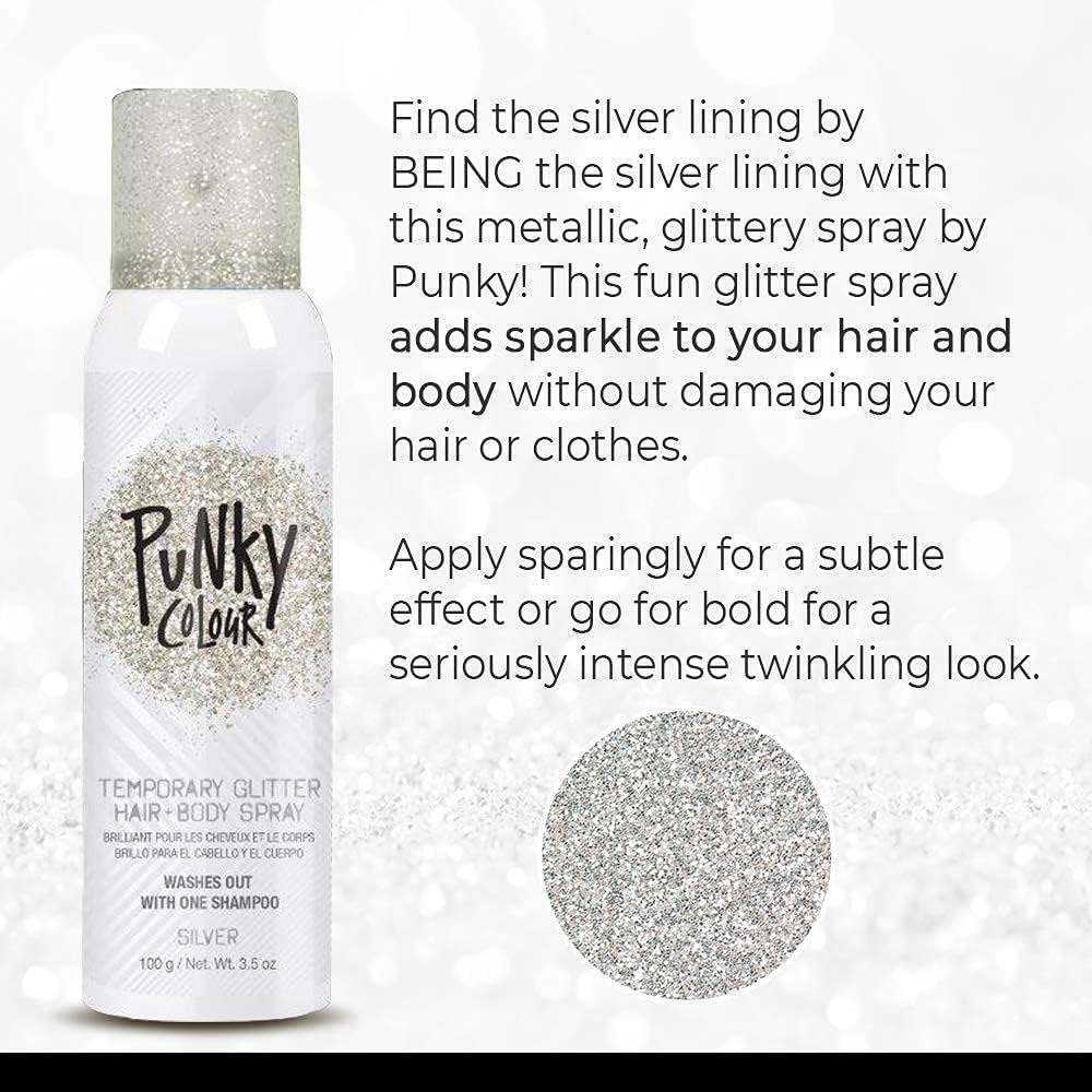 JEROME RUSSELL BWild Glitter Spray - Silver