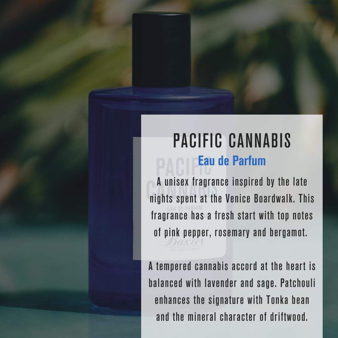 Pacific Cannabis by Baxter Of California for Unisex - 3.4 oz EDP Spray