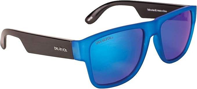 Solize Talk To Me - Clear-Blue by DelSol for Unisex - 1 Pc Sunglasses