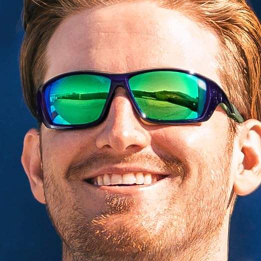 Solize Ready for Adventure - Metallic Blue to Midnight Blue by DelSol for Unisex - 1 Pc Sunglasses