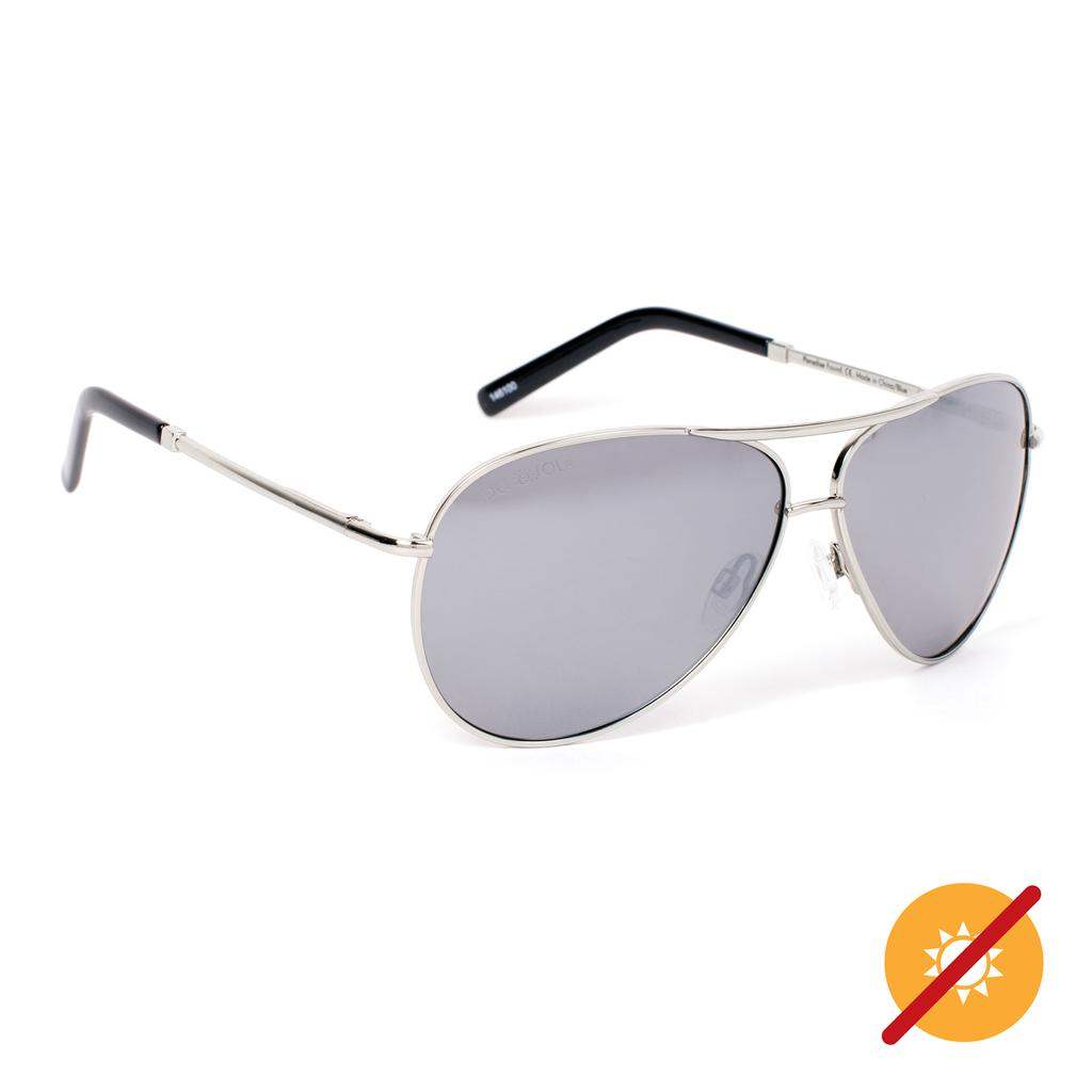 Solize Paradise Found - Silver-Blue by DelSol for Unisex - 1 Pc Sunglasses