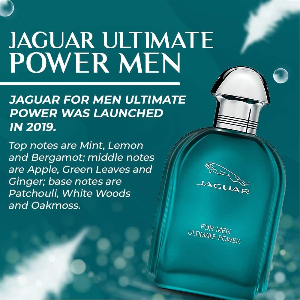 Ultimate Power by Jaguar for Men - 3.4 oz EDT Spray