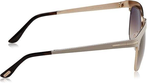 Tom Ford TF437 25F Elena - Ivory-Gradient Brown by Tom Ford for Women - 54-17-135 mm Sunglasses