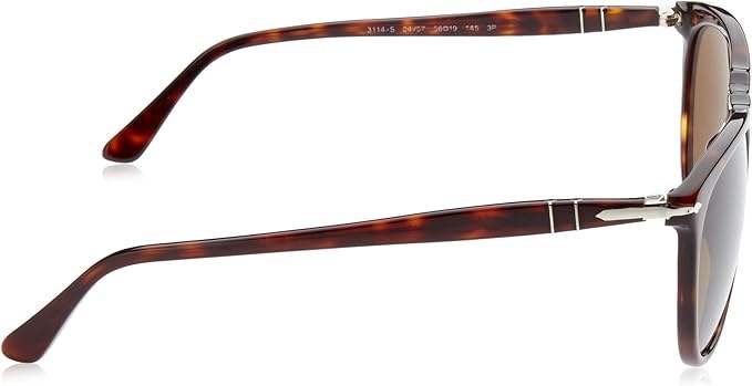 Persol PO3114S 24-57 - Havana-Brown Polarized by Persol for Men - 53-19-145 mm Sunglasses