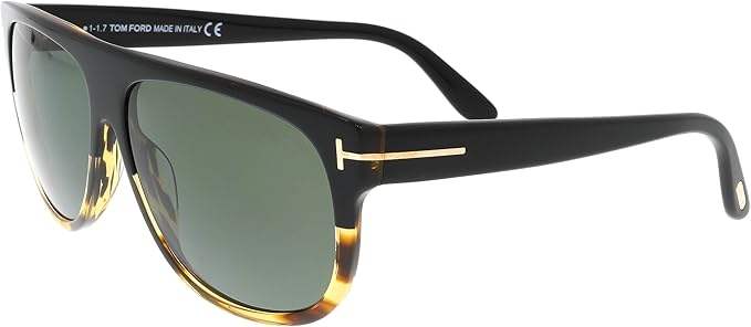 Tom Ford FT0375 Kristen 05R - Black-Green Polarized by Tom Ford for Women - 59-13-145 mm Sunglasses