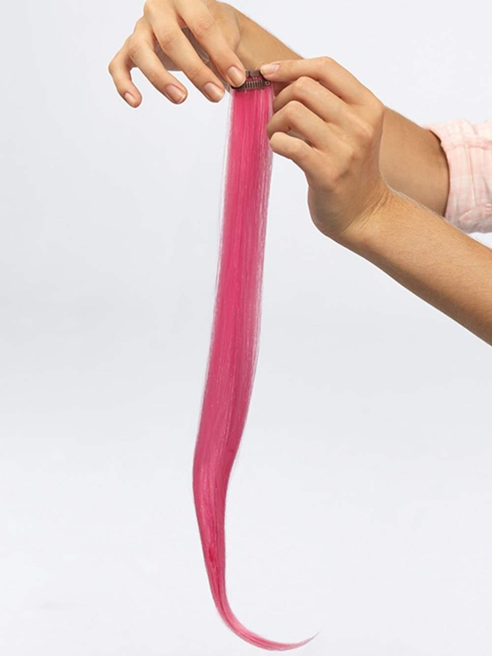 Pop Color Strip Extension - Silver Surprise by Hairdo for Women - 18 Inch Hair Extension