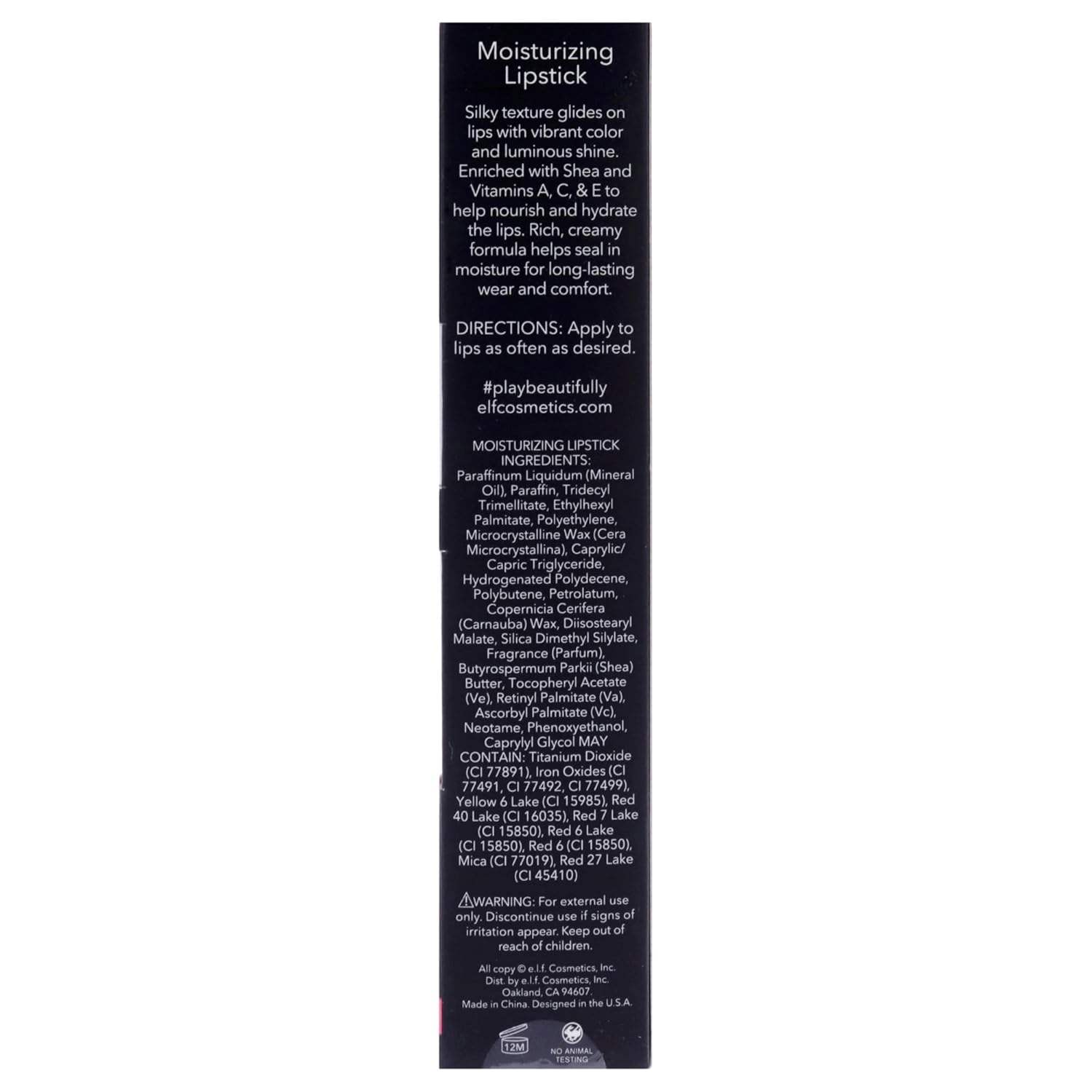 e.l.f. Studio Moisturizing Lipstick