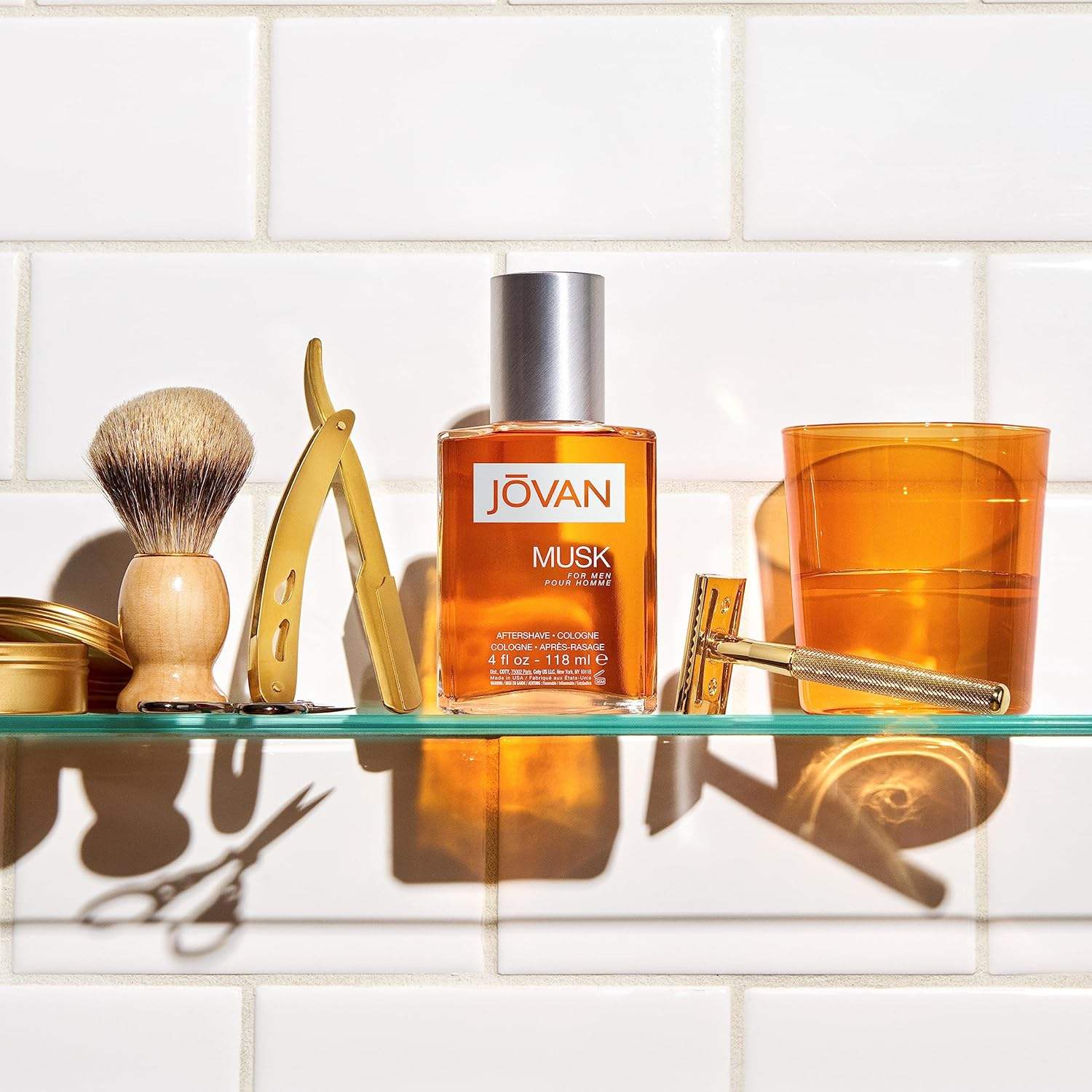 Jovan Musk by Jovan for Men - 8 oz After Shave Cologne