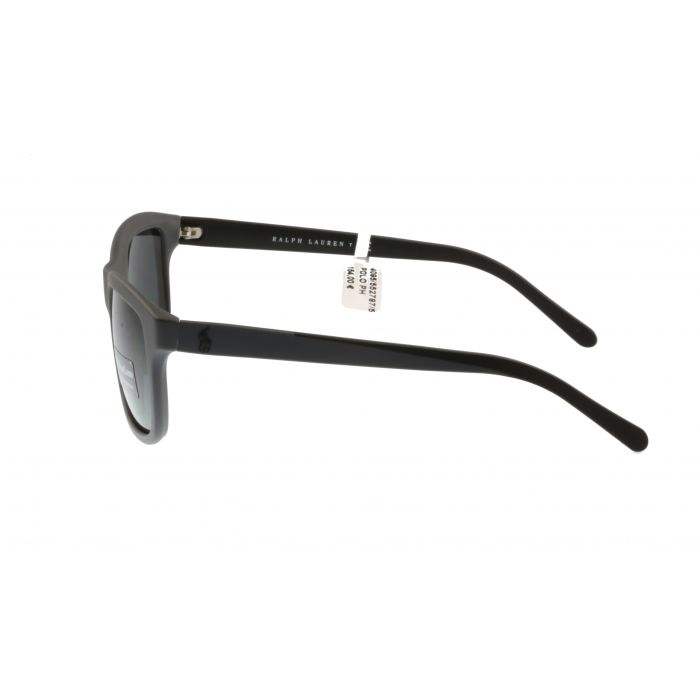Polo Ralph Lauren PH 4095 5528-87 - Matte Blue-Smoke Blue by Ralph Lauren for Men - 57-19-140 mm Sunglasses