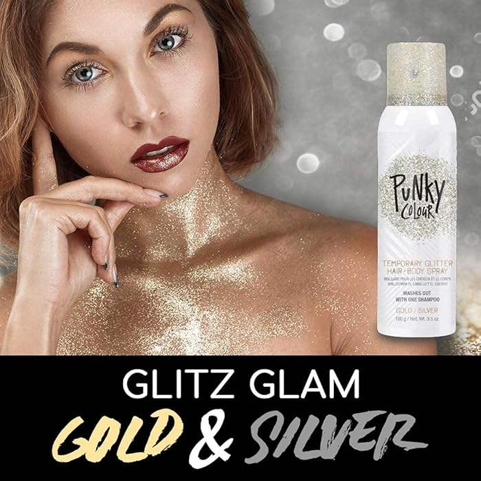 JEROME RUSSELL BWild Glitter Spray - Gold