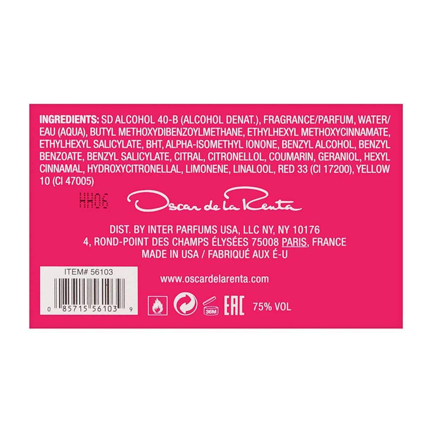 Extraordinary by Oscar De La Renta for Women - 3 oz EDP Spray