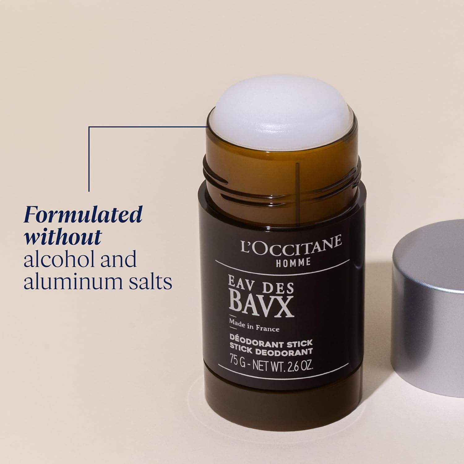 Bavx Stick Deodorant by LOccitane for Men - 2.6 oz Deodorant Stick
